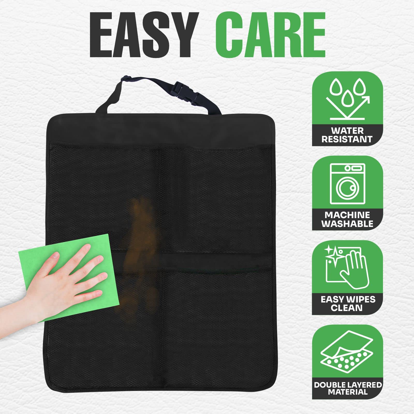 Lebogner installation is quick with an easy strap system for a secure fit.