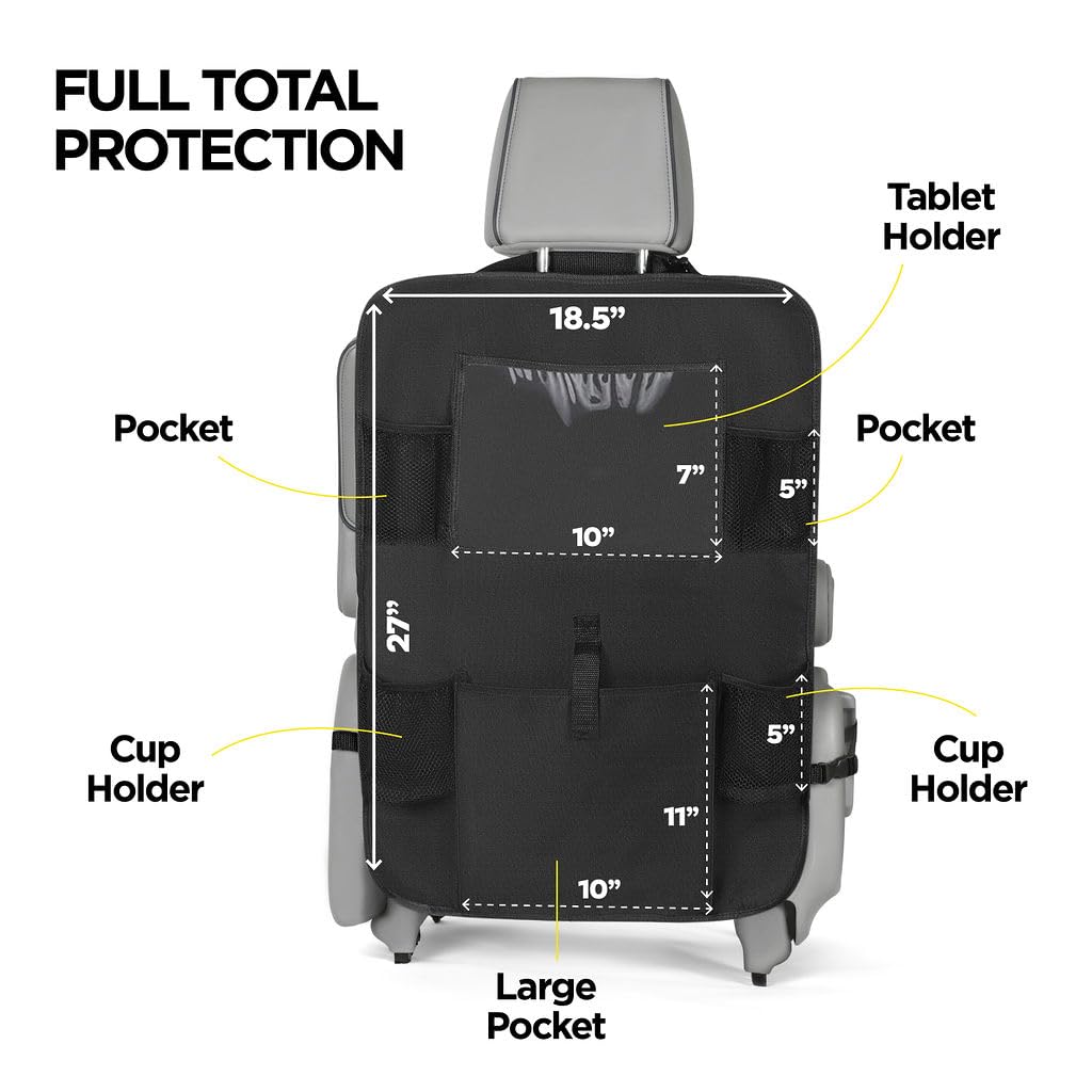 Lebogner ipad-tablet-holder-backseat keeps devices within reach during rides.