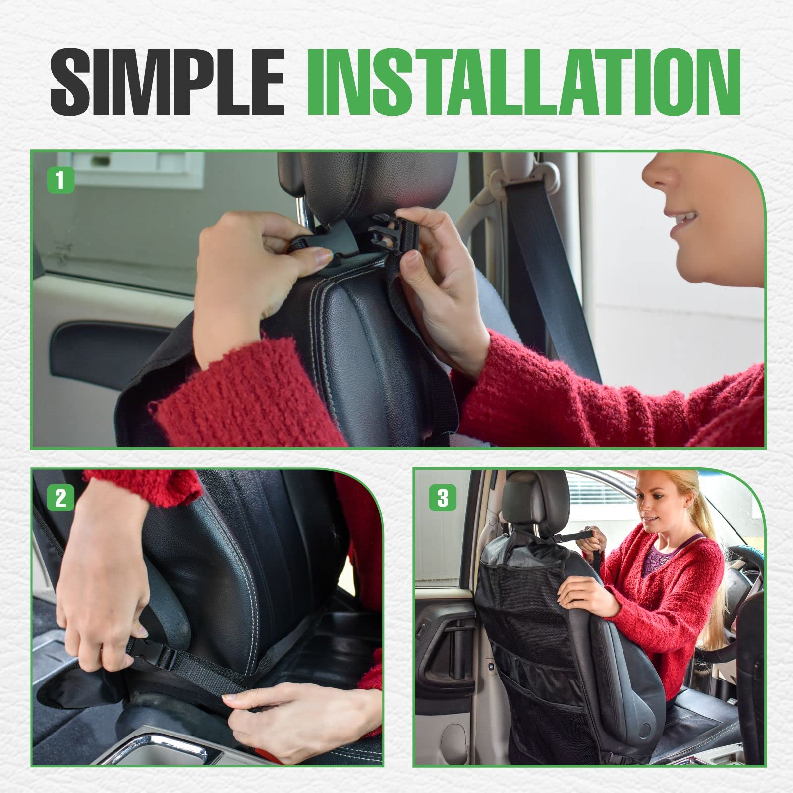 Lebogner waterproof seat protector resists spills and muddy feet.