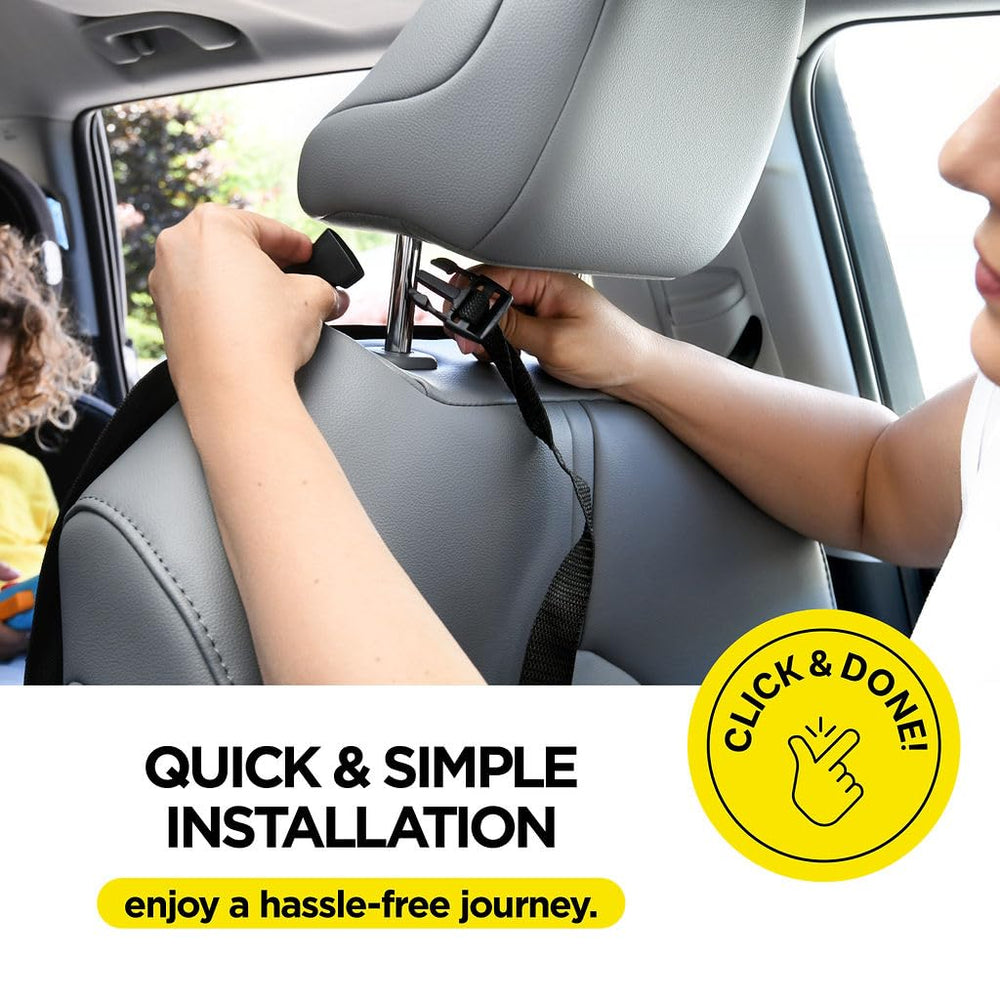 Lebogner wipe-clean durable fabric keeps interior fresh between trips.