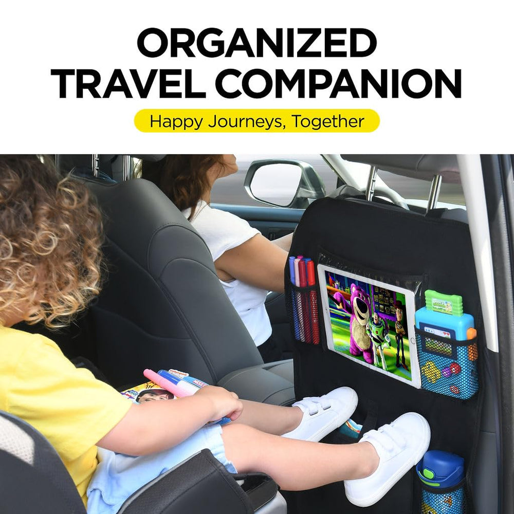 Lebogner x-large-kick-mats-backseat-protector catch dirt and mud from kids' feet.
