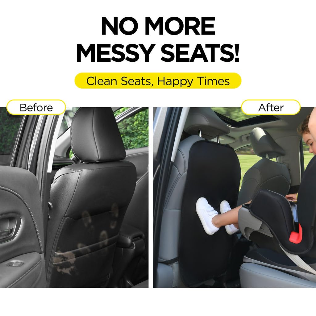 Lebogner 19x27 back seat cover provides xl coverage for SUVs and vans.