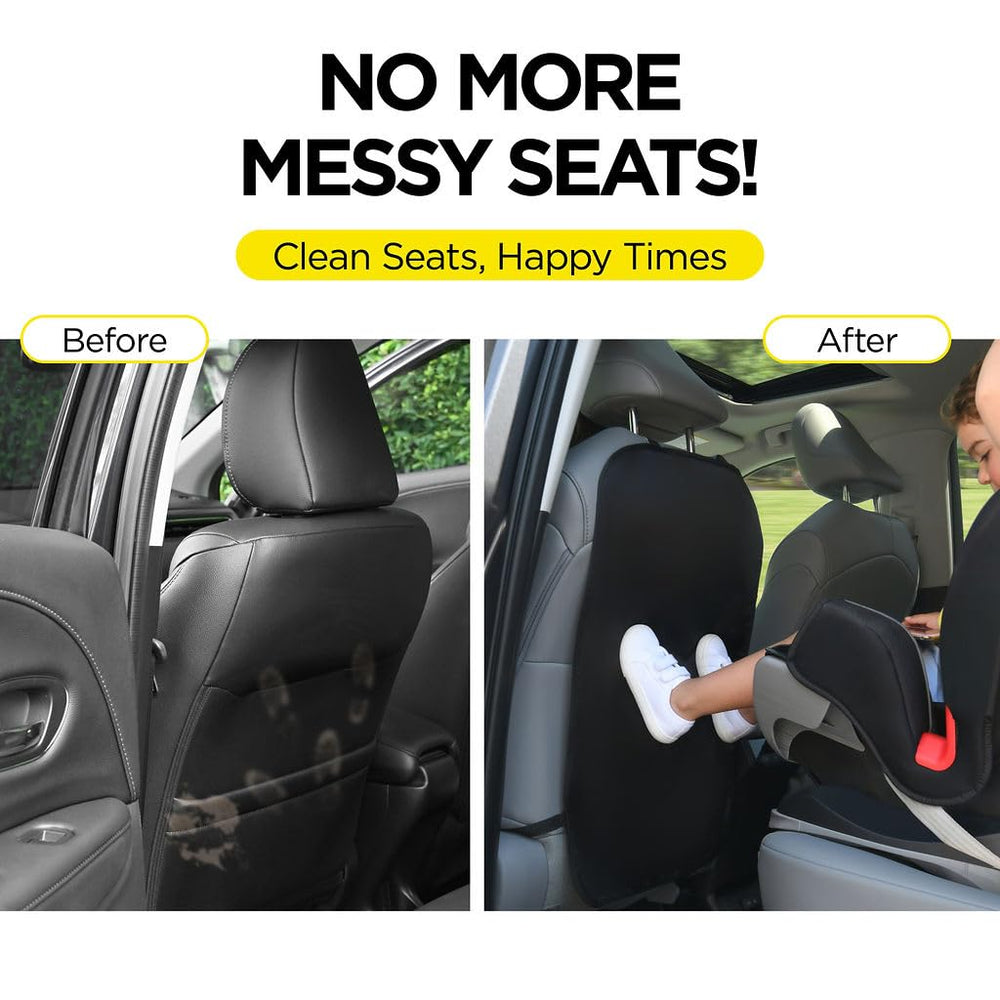 Lebogner 19x27 back seat cover provides xl coverage for SUVs and vans.