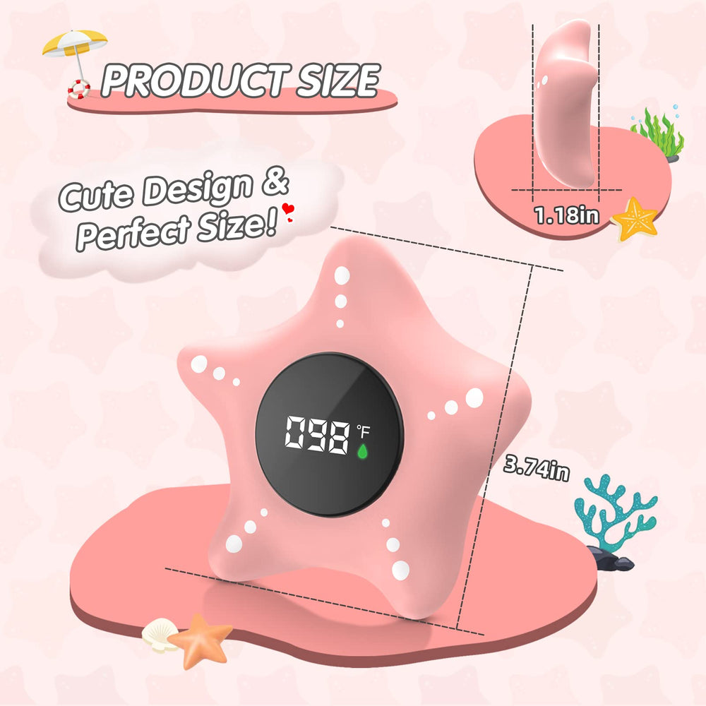 ledfaah bath thermometer LCD display with quick real-time readings