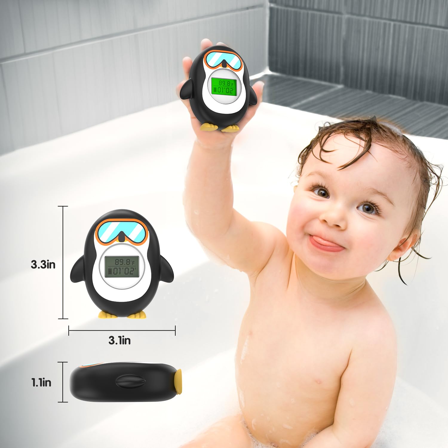ledfaah bath thermometer safety reliability emphasizes high-quality materials and safe temps