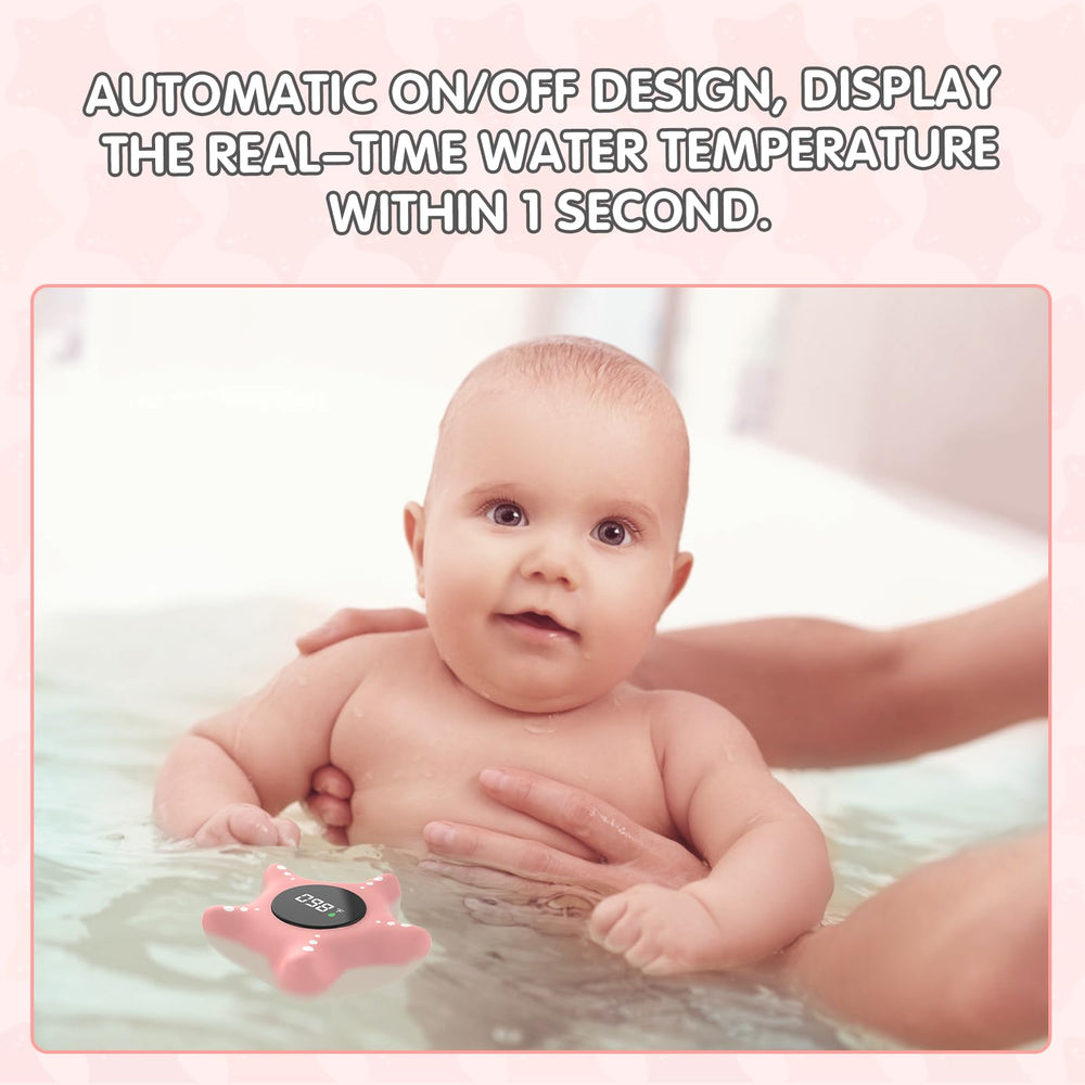 ledfaah bath thermometer waterproof design withstands playful baths