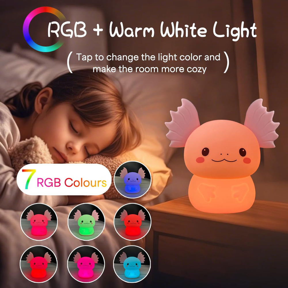 LEDHOLYT USB rechargeable night light ideal for travel and bedrooms.