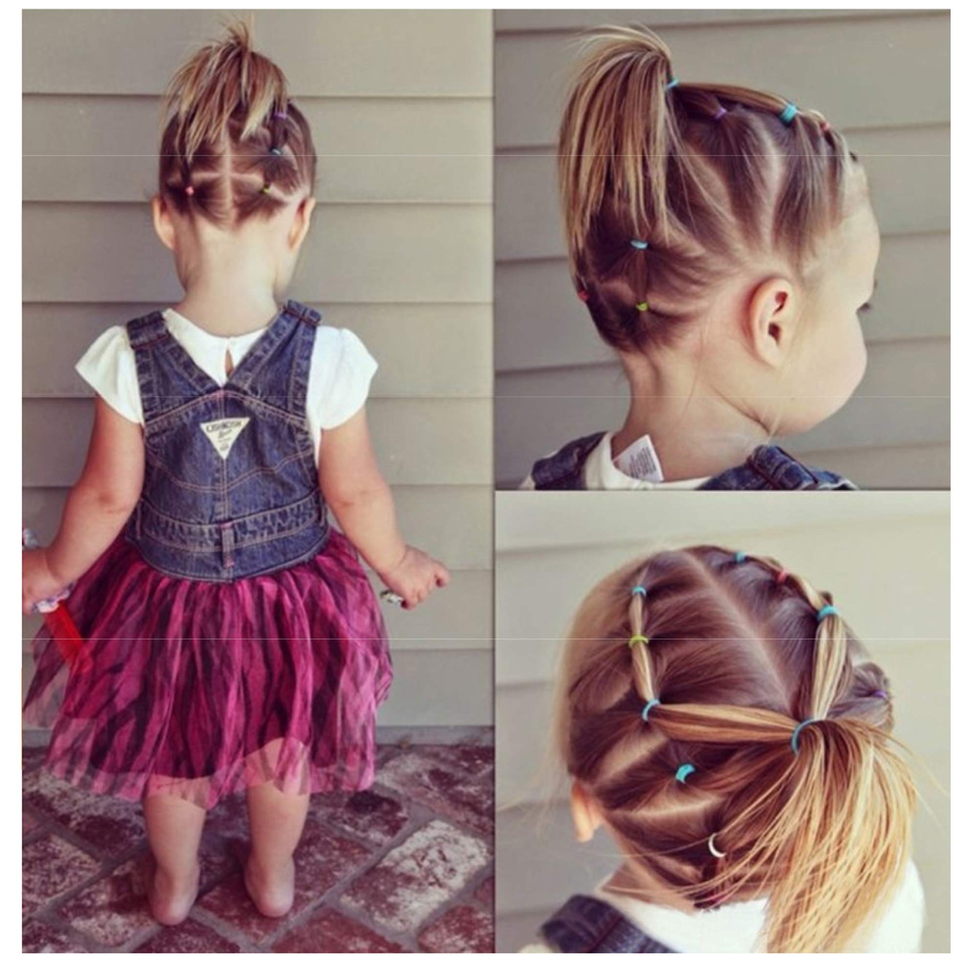 LEDUODO easy ponytail use for babies and toddlers, quick daily outfits