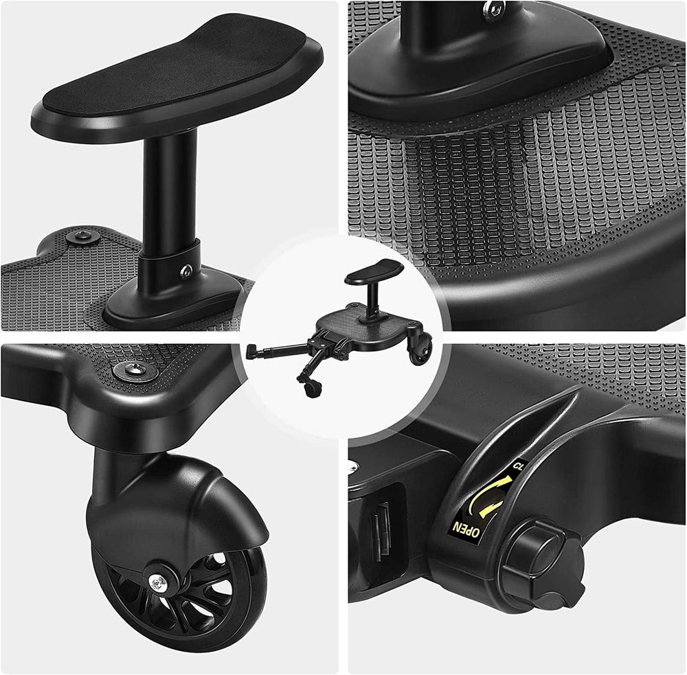 Leefngsun universal stroller board adjustable width rods fit different models.