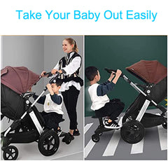 Leefngsun stroller board detachable seat attached, easy switch between stand and sit.