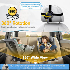 LeeKooLuu night vision view delivers clear detail during night drives for safer travels.