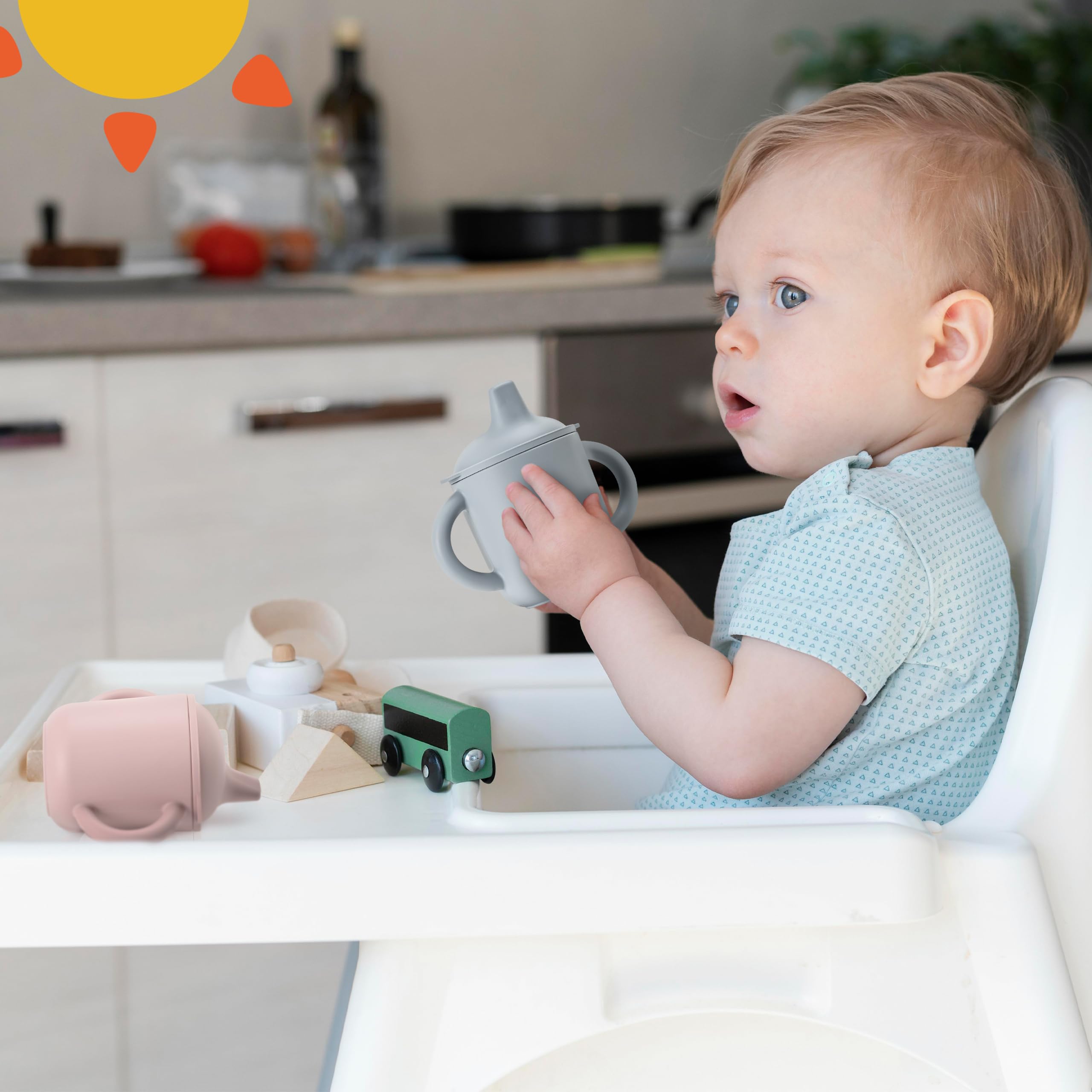 Leeleelon color variety offers fun choices for baby mealtime.