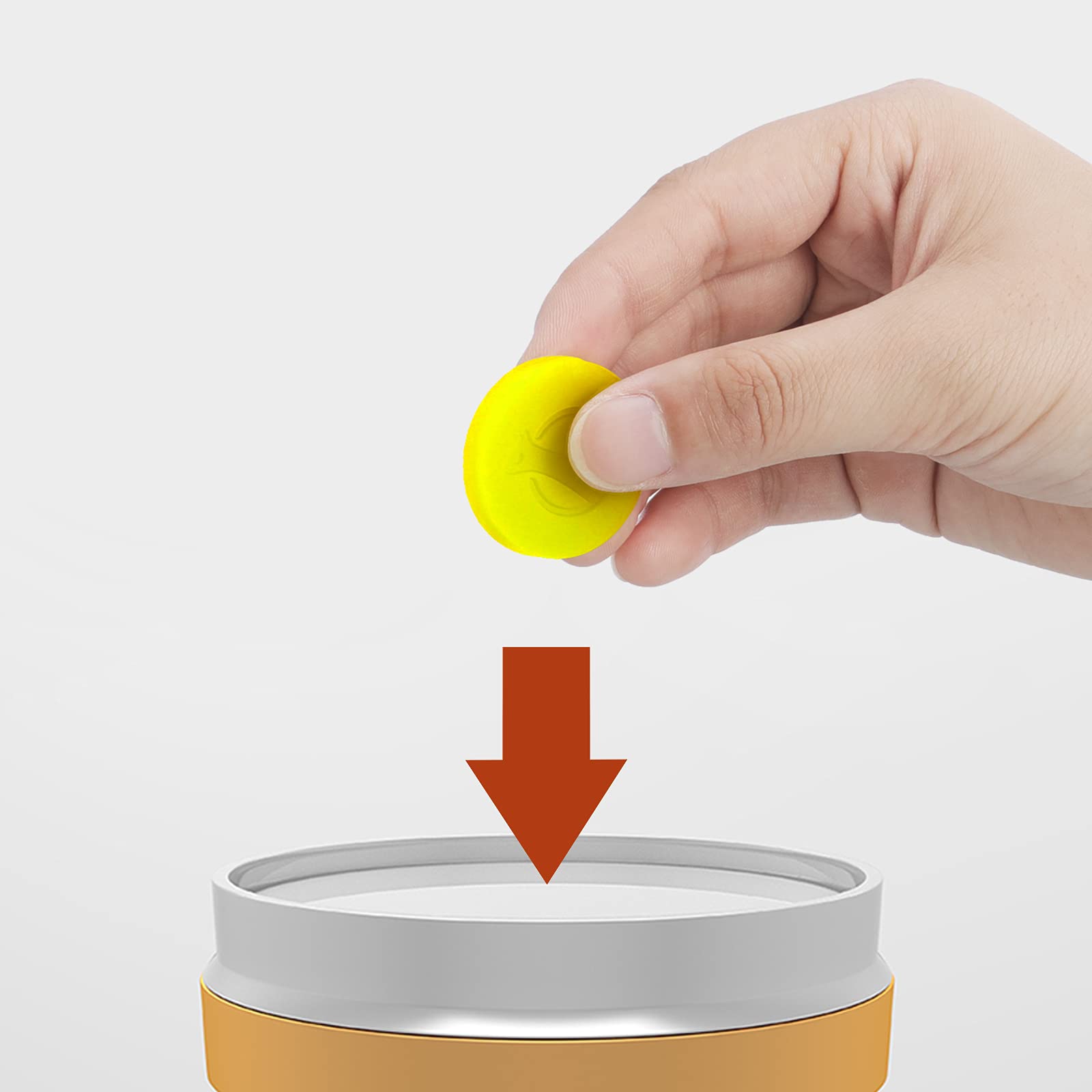 Leelosp fragrance disc 3cm diameter for compact, long-lasting scent.