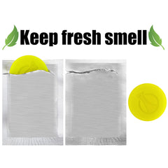 Leelosp diaper pail deodorizer inside lid demonstrates simple activation and placement.