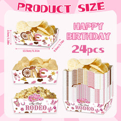 LeerooDecor my first rodeo trays showcase two cowgirl plate designs for first birthdays.