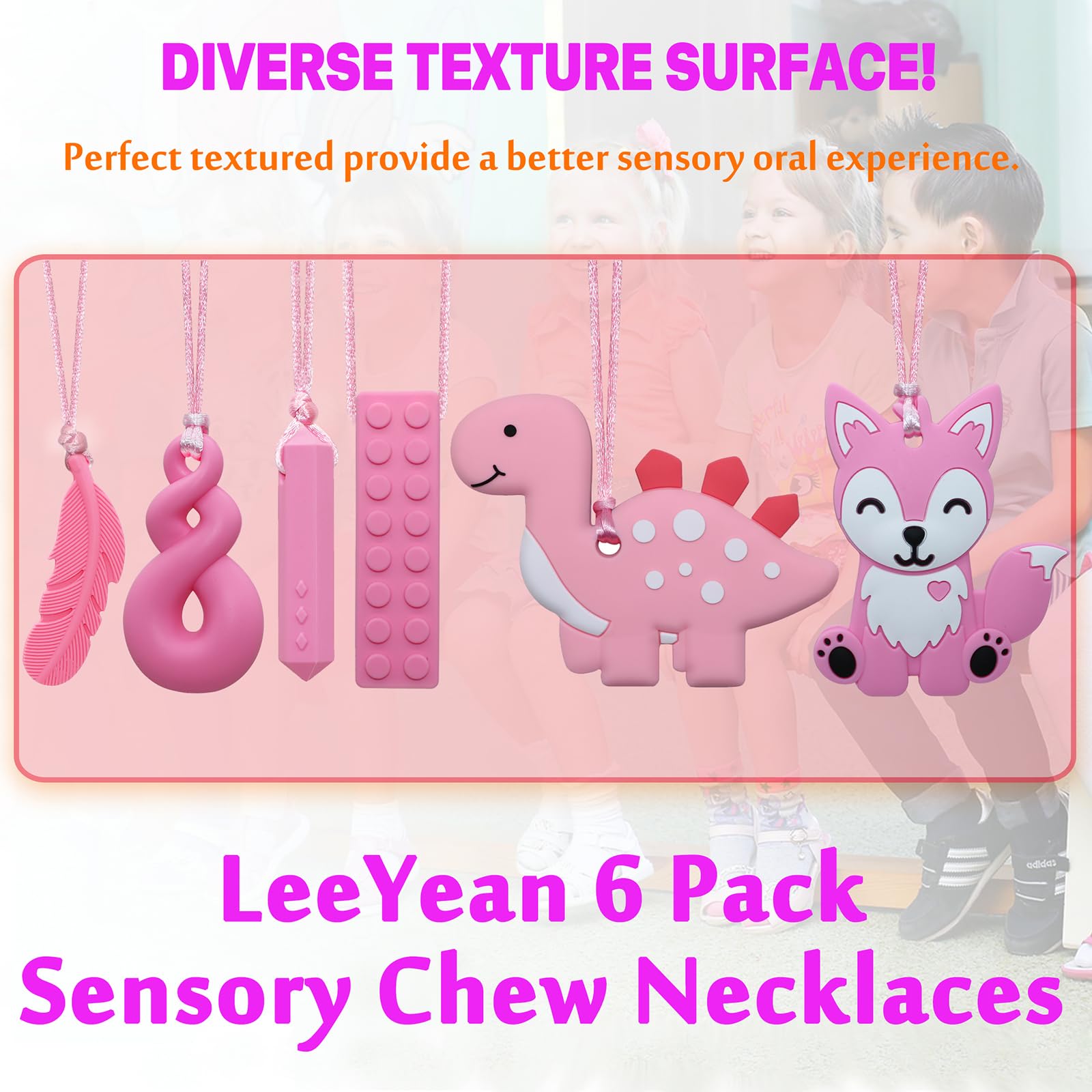 LeeYean chew necklaces breakaway clasp on safe adjustable cord