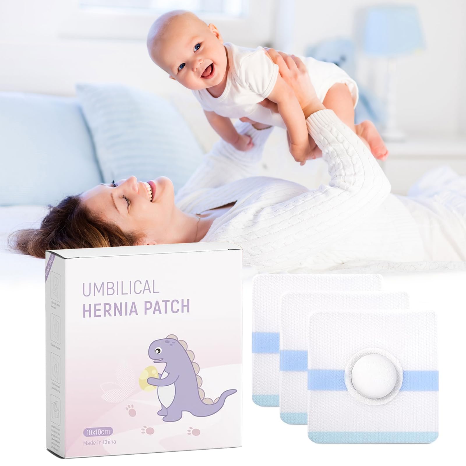 Lefeke baby belly patches pack front view for on-the-go use