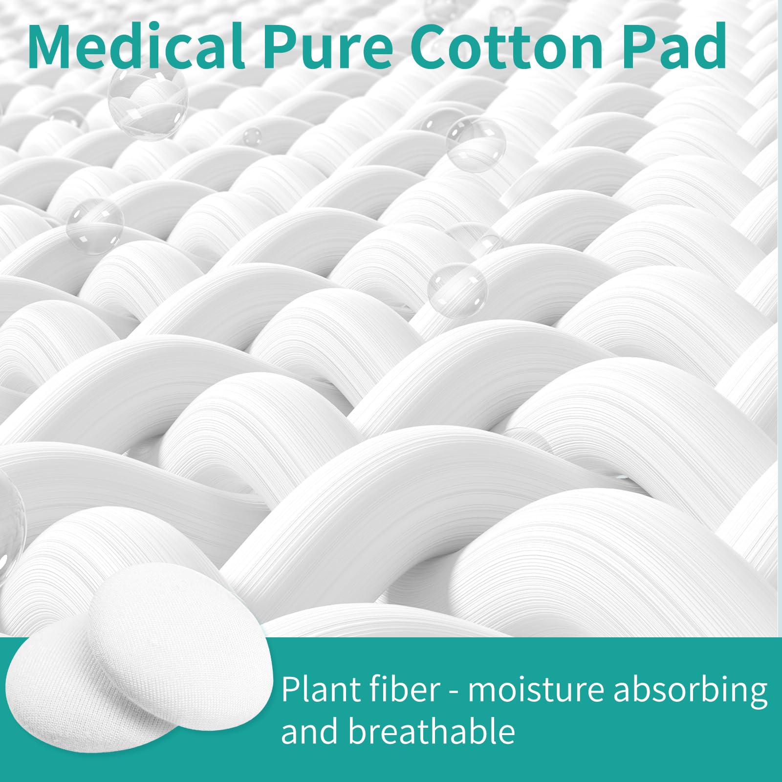Lefeke soft cotton compression pad close-up, breathable and comfortable