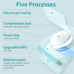 Lefeke waterproof navel patch on baby skin during bath time