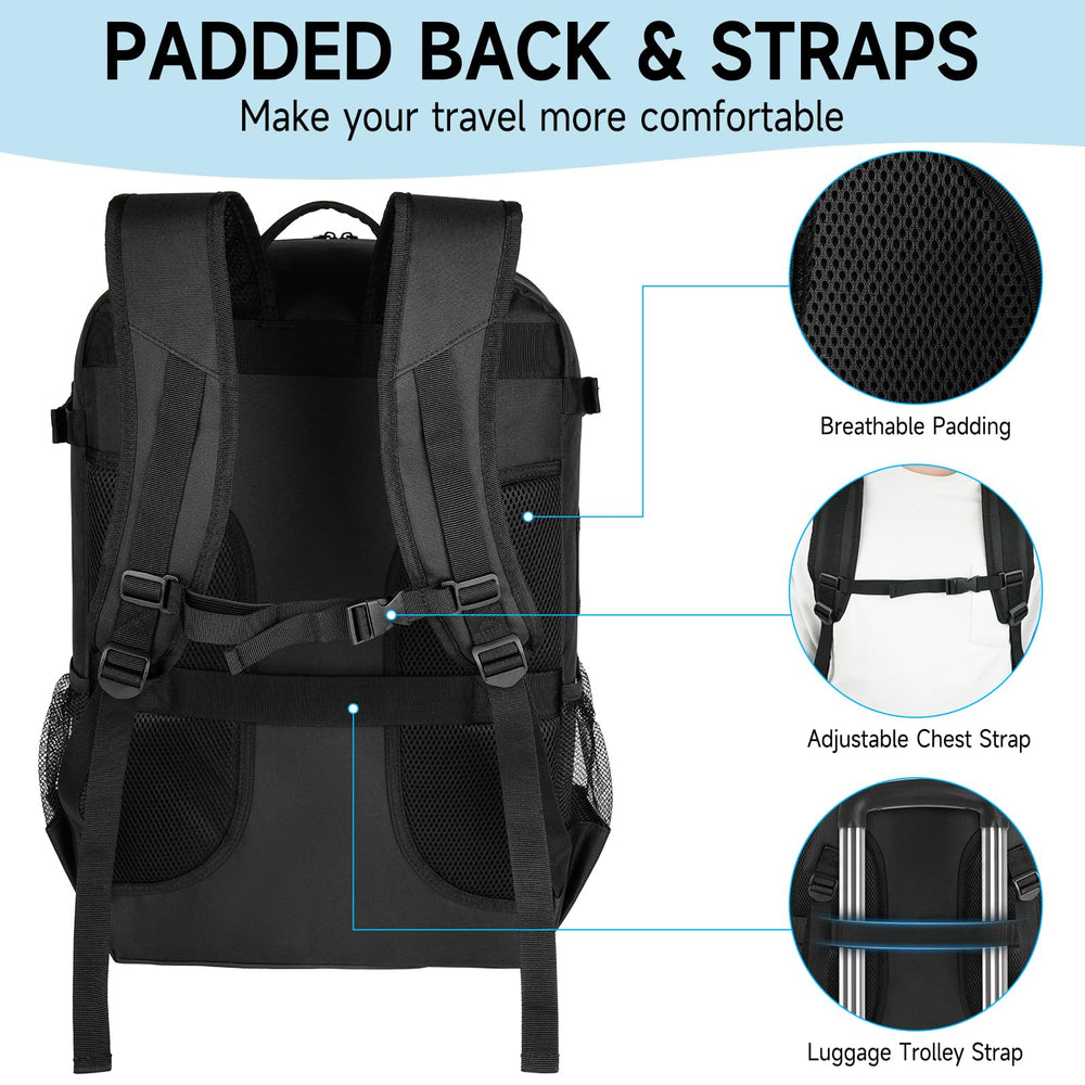 LEFOR·Z stroller travel bag padded shoulder strap, adjustable for a secure fit.