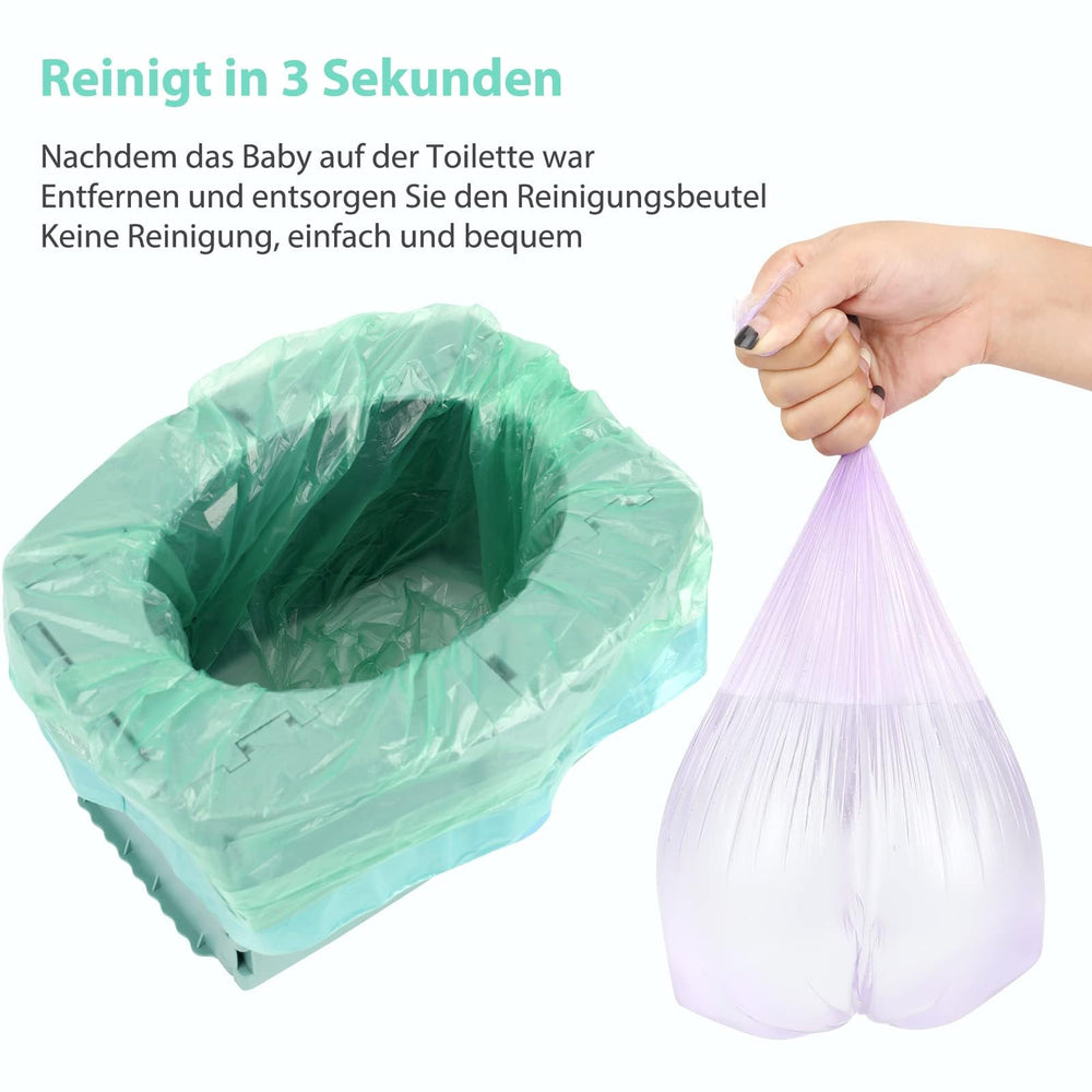 LEFUYAN travel-potty-lightweight-portable-green emphasizes easy carrying on adventures.
