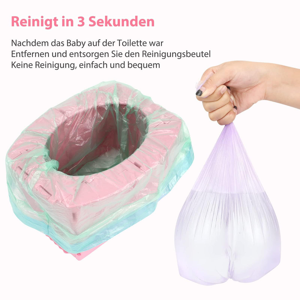 LEFUYAN travel-potty-pink-safety-height offers comfortable sitting during potty breaks