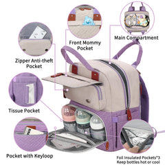 Legestori insulated bottle pockets keep drinks warm or cool on the go.