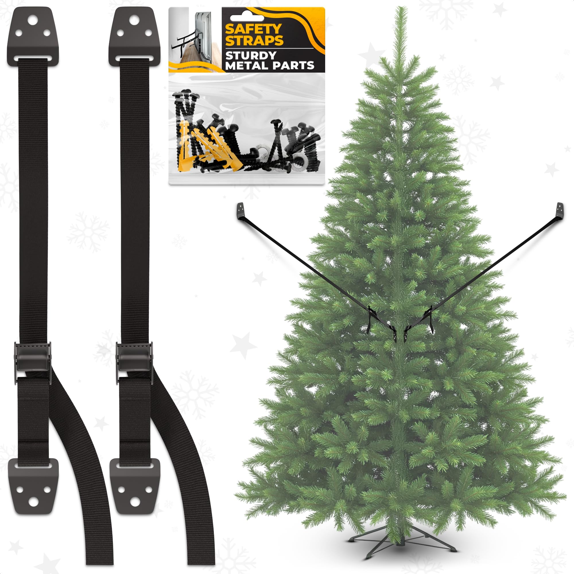 LEGLO TV safety strap wall attachment demonstrates secure mounting for flat screens.