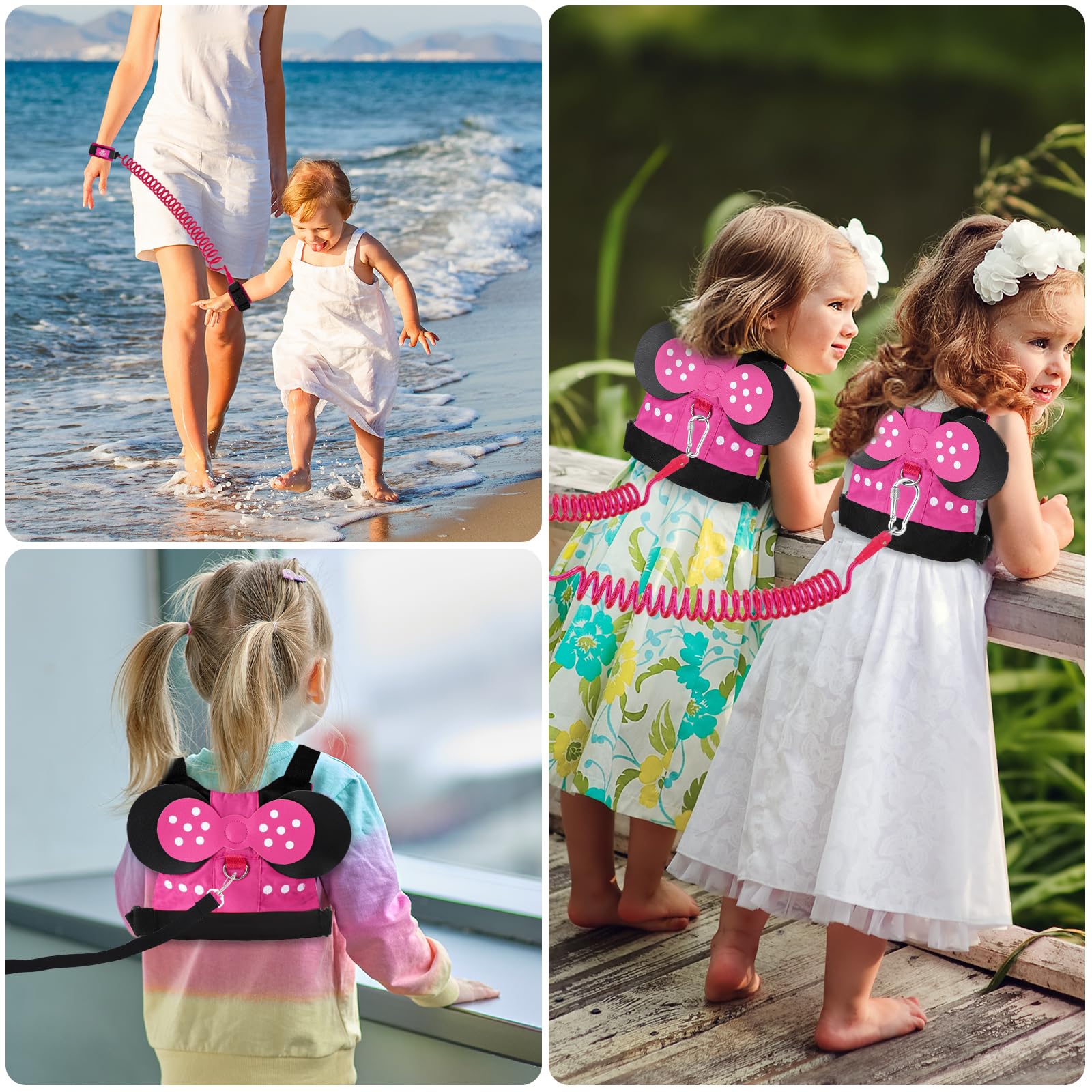 Lehoo Castle toddler leash 3-in-1 harness suitable for mall park and travel.