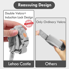 Lehoo Castle 4.9ft spring rope enables freedom while staying within sight.