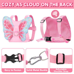 Lehoo Castle Toddler Leash anti-lost lock demonstration for safety in crowds