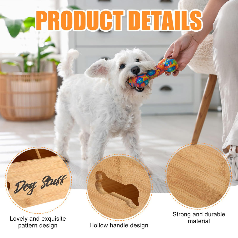 Leinuosen divided interior proves organized storage for snacks, leashes, and toys.