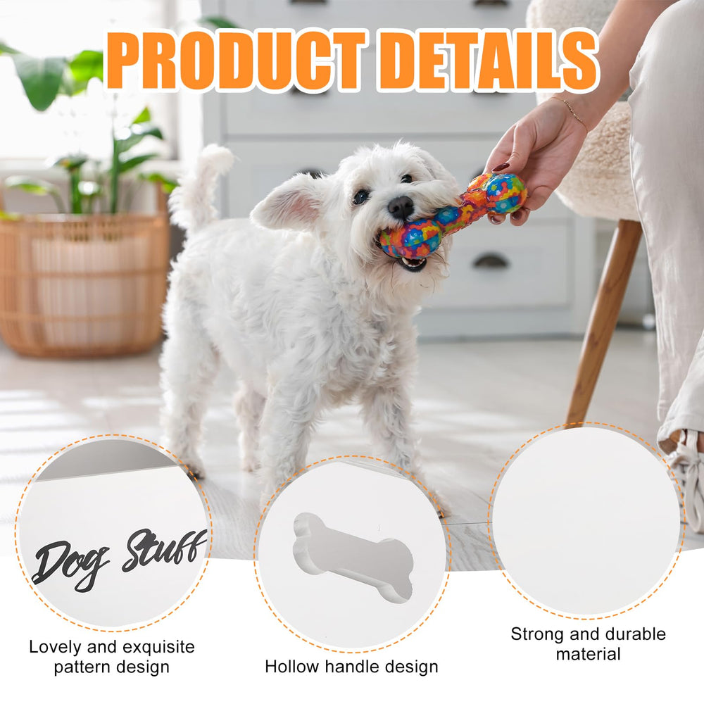 Leinuosen dog toy bin bone-handle cutout pattern with easy carrying design