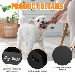 Leinuosen large dog toy bin high-front low-back design enables easy toy access.