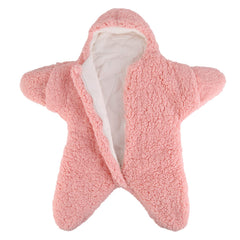 Lekad baby wearable sleeping bag starfish hooded keeps baby snug in crib or stroller.