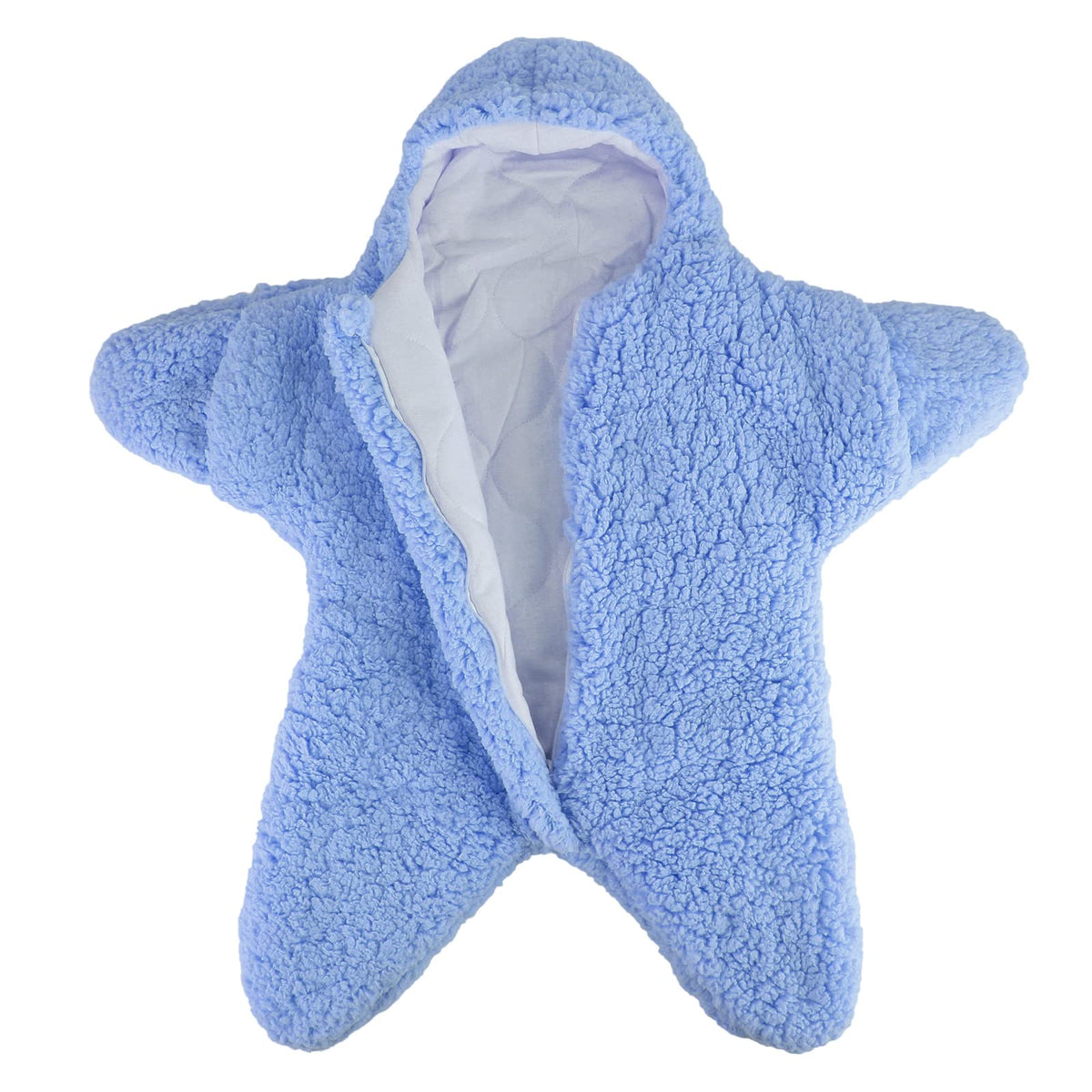 Lekad starfish hooded sleeping bag keeps baby warm indoors and outdoors