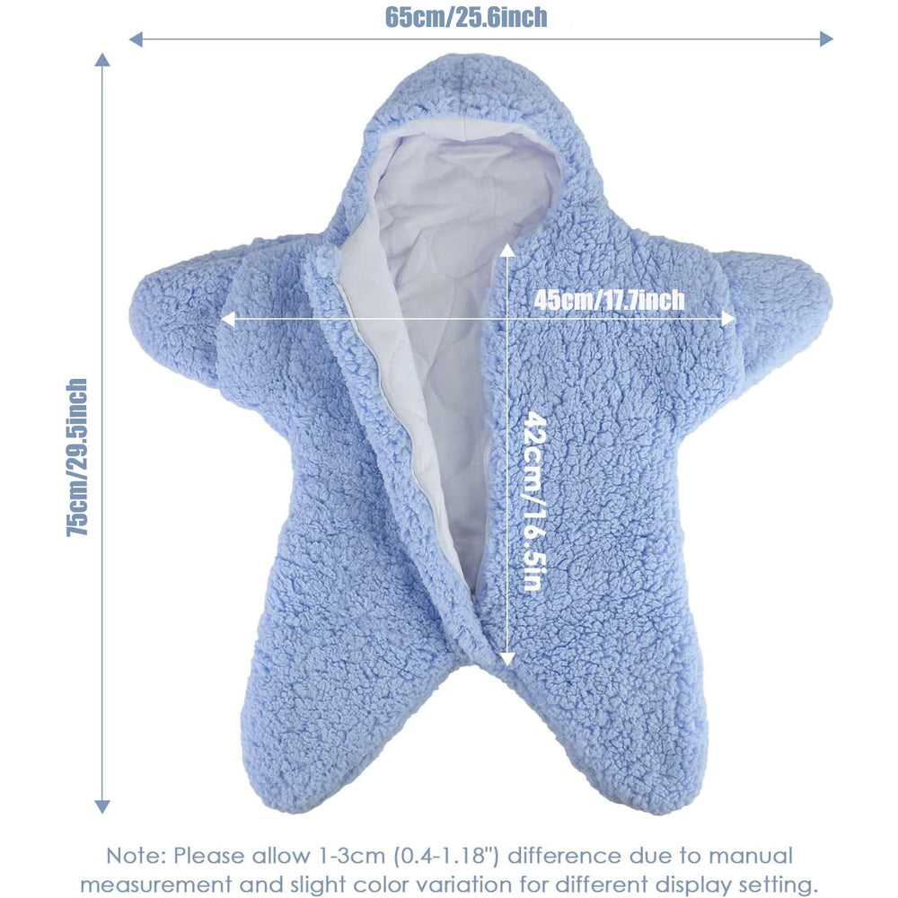 Lekad starfish invisible zipper enables easy changes and warmth