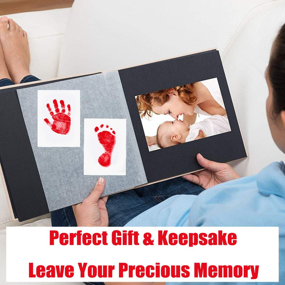 LelonHo pet paw print example red demonstrates ink-free keepsakes