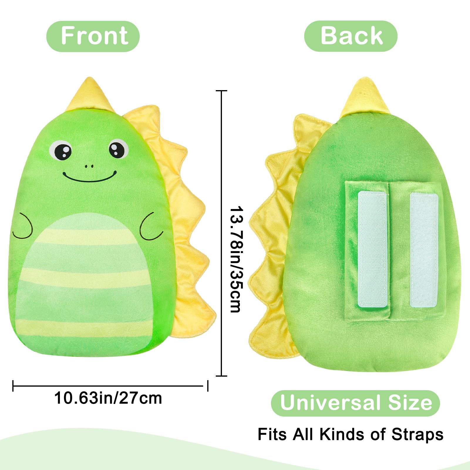 Lemmeko Seat Belt Cover Pad in use on backseat supports head during naps.