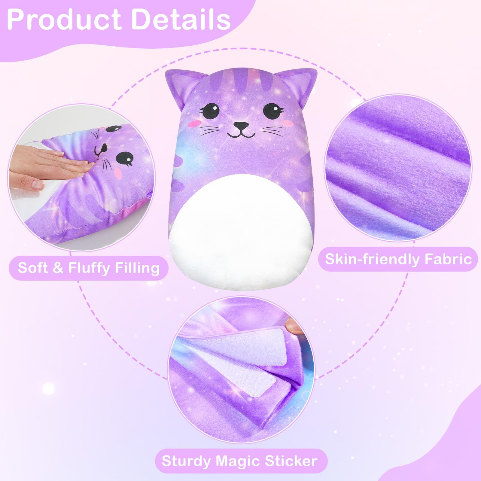 Lemmeko unicorn seat belt pillow adds playful comfort for kids during trips.