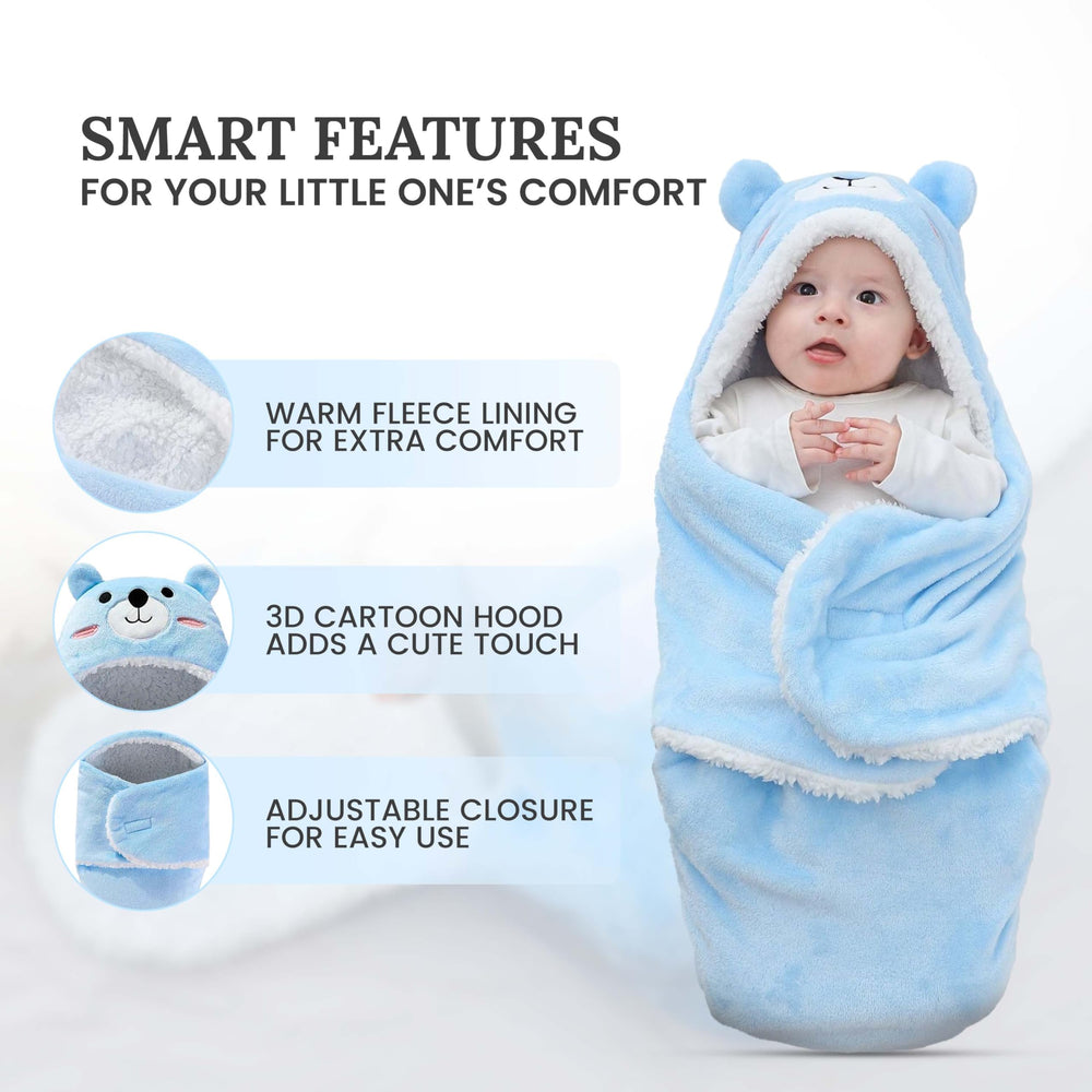 Lemon Prime swaddle with Velcro wing fasteners for secure, adjustable fit.
