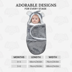 Lemon Prime swaddle Ultra adjustable Velcro closure secures a snug fit
