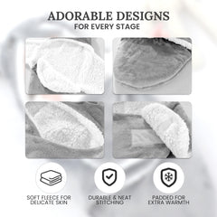 Lemon Prime swaddle Ultra unisex sleeping bag gray suitable for all babies