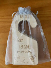 Lemon Shane Baby Closet Dividers in nursery with clothes neatly stored