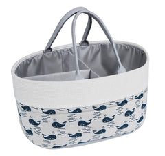 Lemonfilter Baby Diaper Caddy with six exterior pockets for quick access