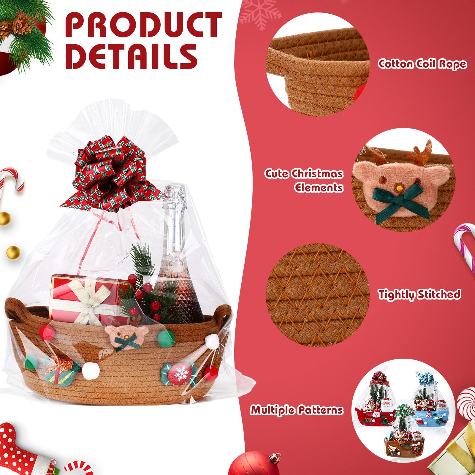 LemonRoad Christmas garlands add festive flair to any display or gift presentation.