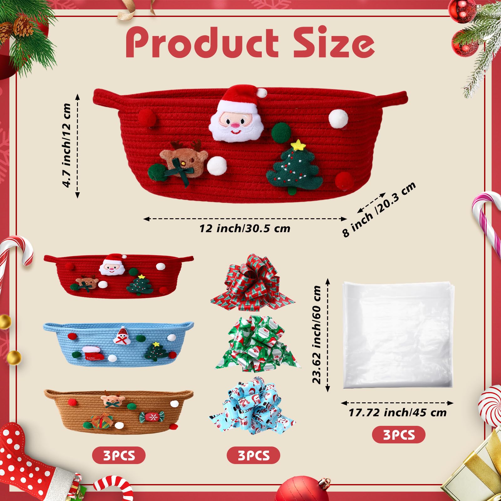 LemonRoad OPP bags 45x60cm offer clear visibility for wrapping contents and neat presentation.
