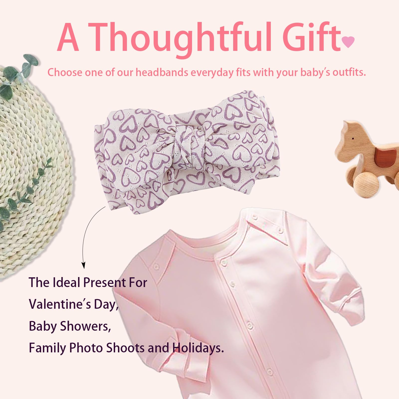 LemonSpace baby bow worn with everyday outfits for cute photos and daily wear.