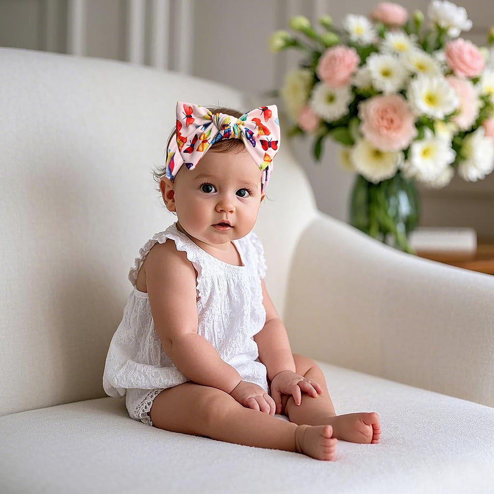LemonSpace butterfly-print headband adds cute style for photos