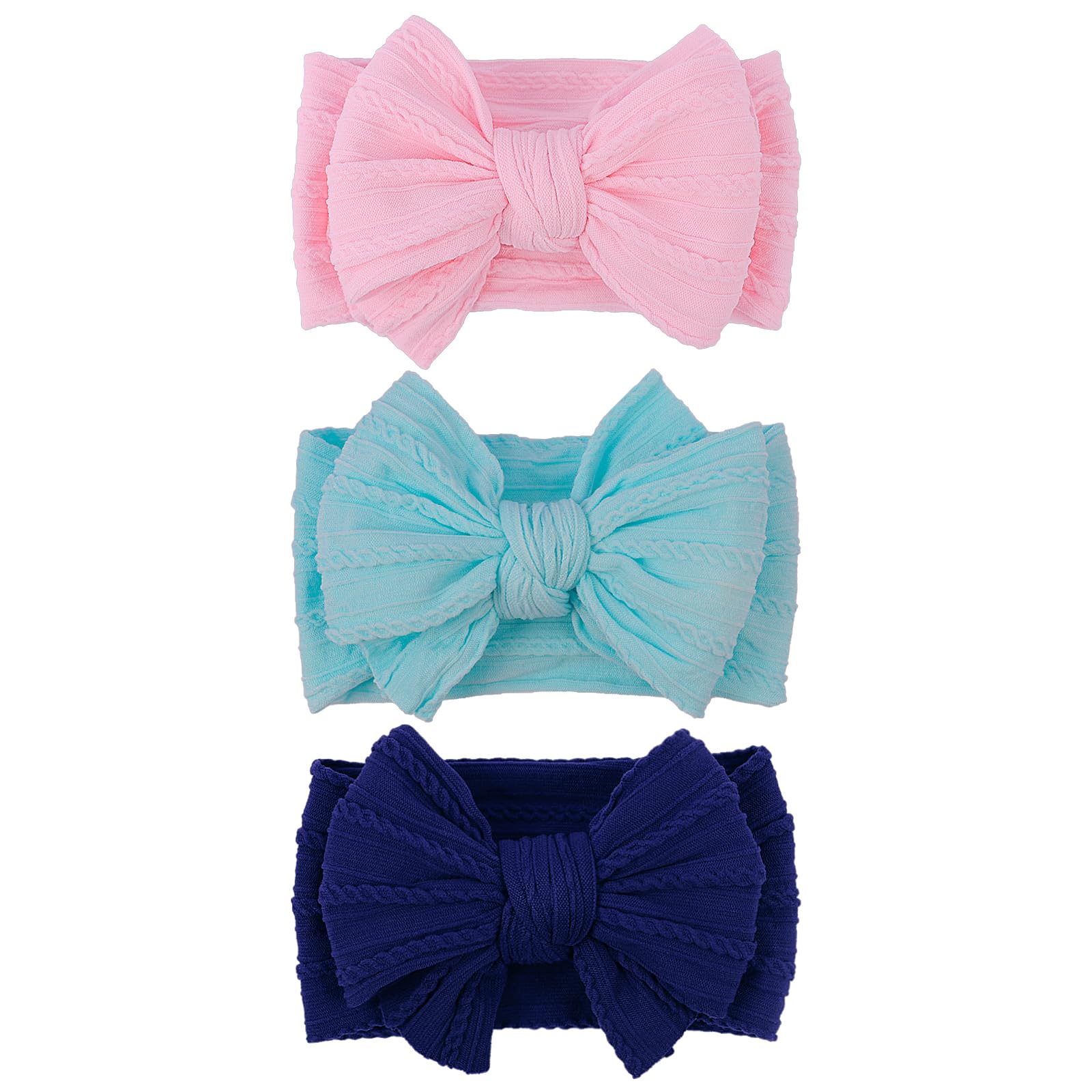 LemonSpace handmade headband close-up showing soft nylon bow for gentle daily wear.